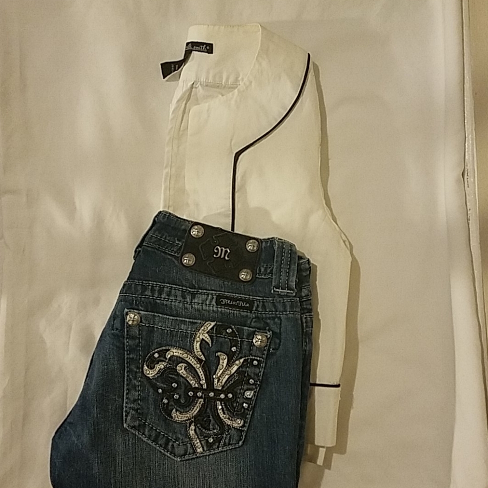 Jean's and white Jacket